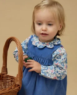 Acanthe Blouse col pétale en tissu Liberty Betsy LibertyBetsy Hot