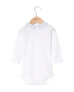 Acanthe Body blanc col carré vichy ciel blanc/vichyciel Fashion