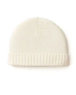Acanthe Bonnet écru 100% cachemire Ecru Cheap