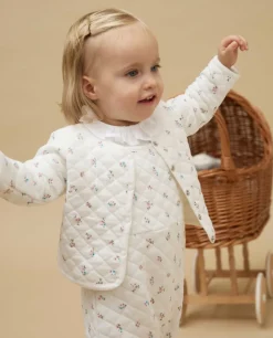 Acanthe Cardigan molletonné imprimé fleur impriméfleurs Fashion