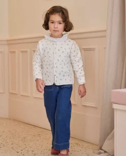 Acanthe Cardigan molletonné imprimé fleur impriméfleurs Discount