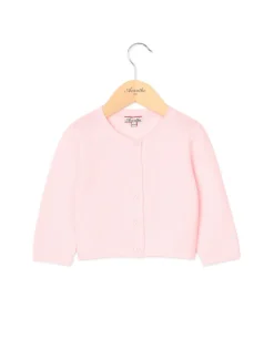 Acanthe Cardigan point mousse rose pâle Rosepâle Best Sale