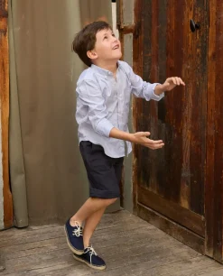 Acanthe Chemise manche longue oxford rayure ciel oxfordrayurecielN8 Clearance