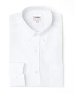 Acanthe Chemise regular col boutonné popeline blanche PopelineblancheN12 Shop