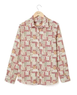 Acanthe Chemisier classique pli rond en tissu Liberty Ikat Neats LibertyIkatNeats Sale