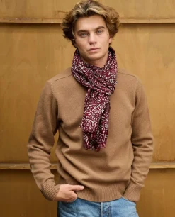 Acanthe Echarpe en laine imprimé indien impriméindien Flash Sale