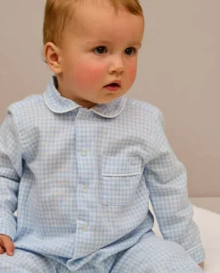 Acanthe Pyjama combinaison vichy ciel Vichyciel Online