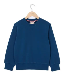 Acanthe Sweat col rond Bleu Cheap