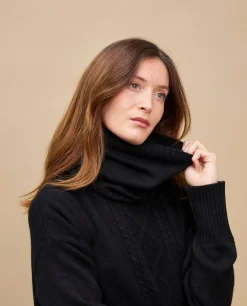 Acanthe Tube 100% cachemire Noir Online